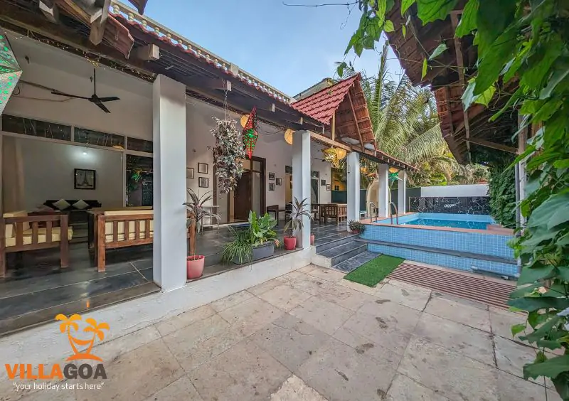 2 Bedroom Beach Villa Morjim Bliss